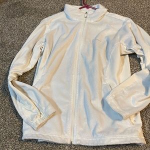 💕 White Columbia jacket😌